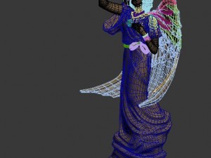 street light - angel 3D 모델