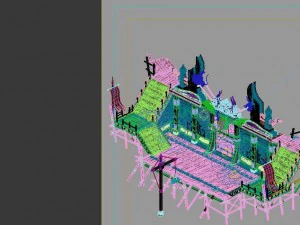 suburbs of luoyang - dam 3D Model
