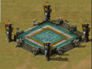 luoyang suburb - the center platform 3D Model