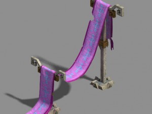 maya monuments - entrance 3D Модель