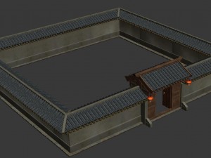 house - wall 3D Model