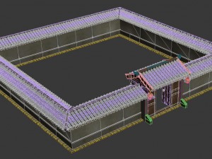 house - wall 3D Model