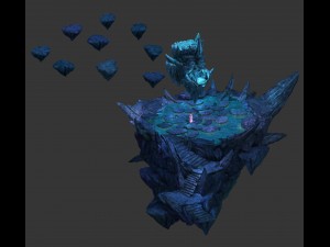 magic territory - the god of the pool 3D 모델