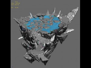 magic territory - the god of the pool Modello 3D