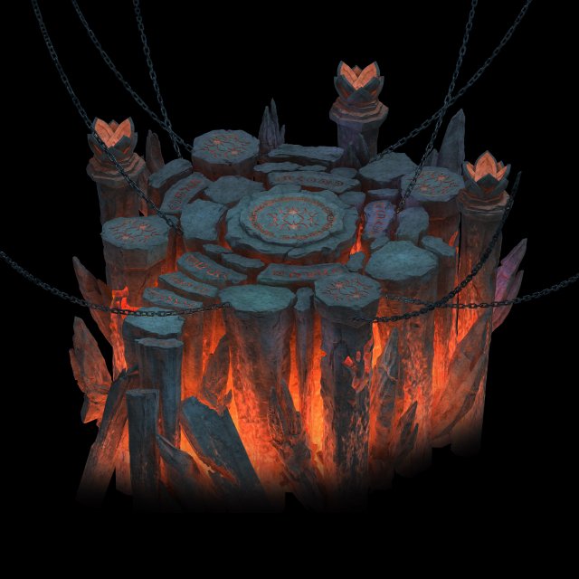 magic territory - altar 3D 모델 .c4d .max .obj .3ds .fbx .stl .blend 