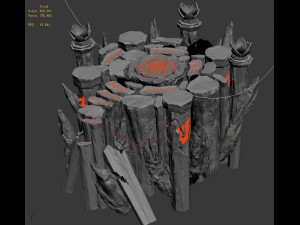 magic territory - altar 3D 모델