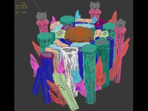 magic territory - altar 3D 모델