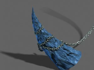 sihirli b&ouml;lge - keskin taş 3D Model