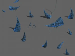 magic territory - sharp stone 3D Model