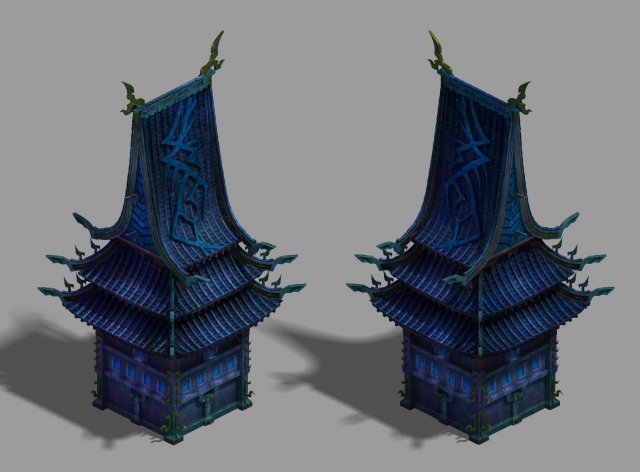 magic territory - building a small house Modello 3D .c4d .max .obj .3ds .fbx .stl .blend 