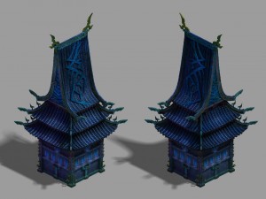 magic territory - building a small house 3D 모델
