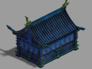 magic territory - building a small house Modello 3D
