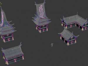 magic territory - building a small house Modello 3D