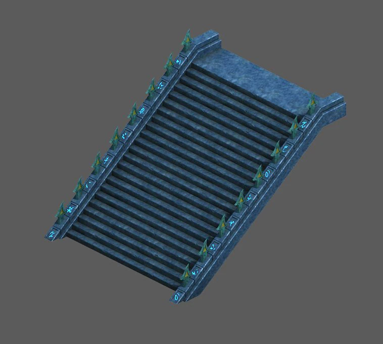 magic territory - stairs 3D Model .c4d .max .obj .3ds .fbx .stl .blend 