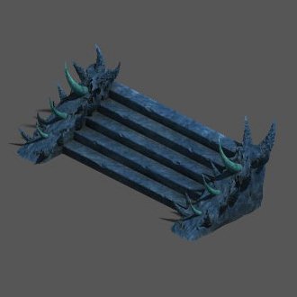 magic territory - staircase steep stone 3D 모델 .c4d .max .obj .3ds .fbx .stl .blend 