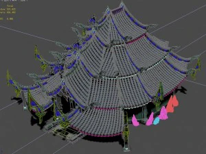 magic territory - side hall 3D Model
