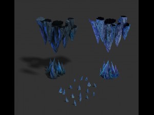 magic territory - crystal Modèle 3D