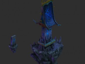 magic territory - small house Model 3D