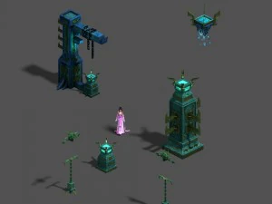 마법의 영토 - 잔해 3D 모델