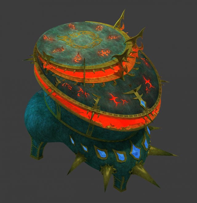 magic territory - center square 3D मॉडल .c4d .max .obj .3ds .fbx .stl .blend 