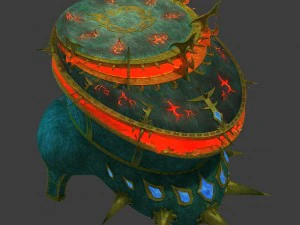 마법의 영토 - 중앙 광장 3D 모델