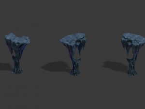 magic points - rocks Model 3D