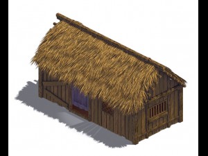 countryside - cottage 02 3D Model