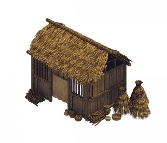 countryside - cottage 03 Modèle 3D .c4d .max .obj .3ds .fbx .stl .blend 