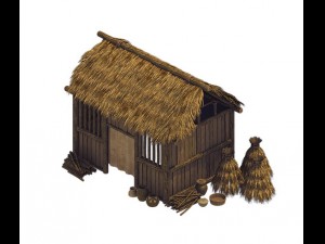 countryside - cottage 03 3D-Modell