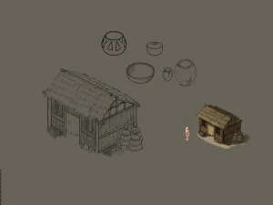 countryside - cottage 03 3D Model