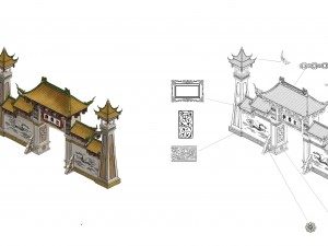 archway - the door 3D Модель