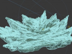 broken crests - terrain stones 3D Model