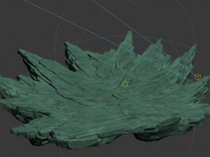 broken crests - terrain stones 3D Model
