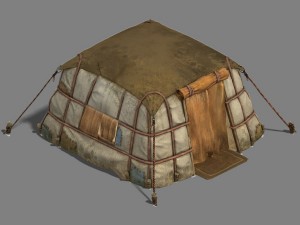 asakusa - yurts tents 3D Model