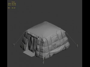 asakusa - yurts tents 3D Model