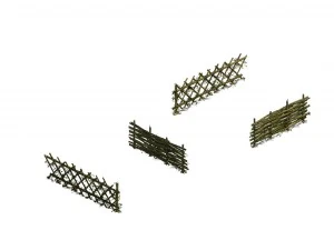 forest objects - bamboo fence 3D Model