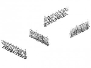 forest objects - bamboo fence 3D Model