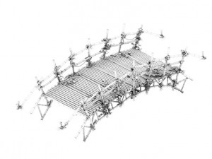 forest objects - bamboo bridge Modello 3D