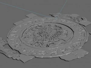 desert - broken stone floral 3D Model