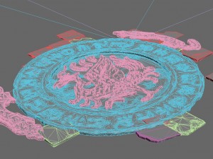 desert - broken stone floral 3D 模型