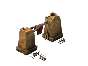 desert gobi - tribal defense tumen 02 3D Model