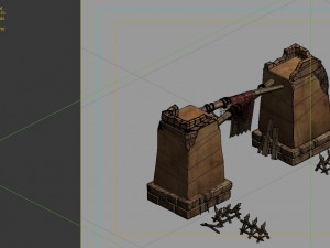 desert gobi - tribal defense tumen 02 3D Model