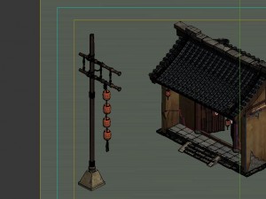 desert gobi - inn gate 3D Model