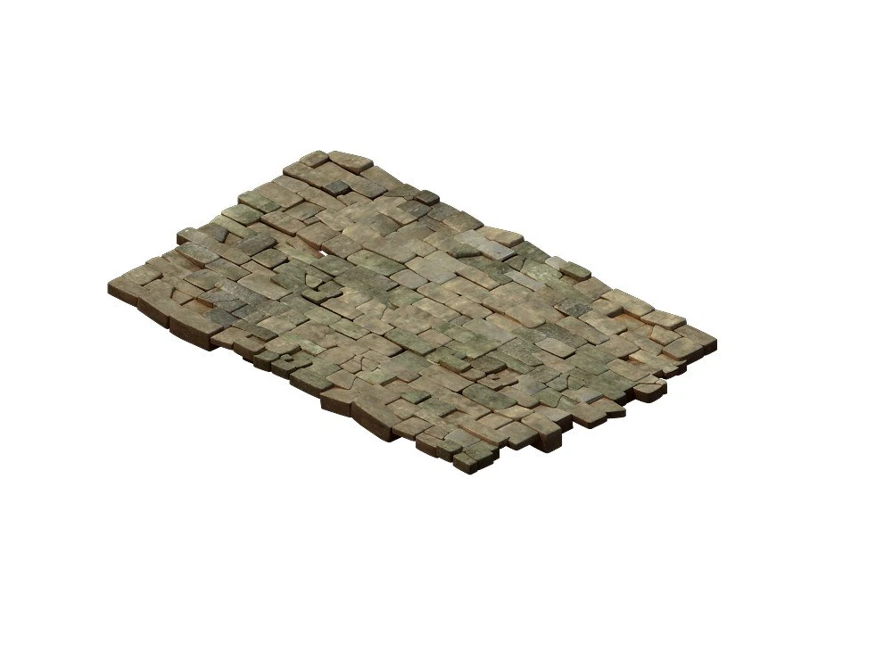 desert gobi - inn floor 3D Model .c4d .max .obj .3ds .fbx .stl .blend