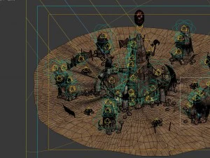 desert gobi - shaman magic array 3D Model