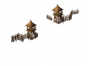 desert gobi - cottage gate 01 3Dモデル