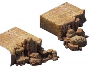 desert gobi - cottage gate 01 Modèle 3D