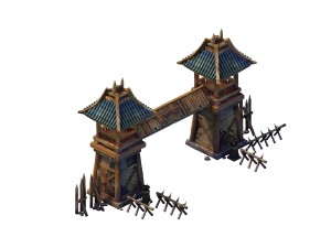 desert gobi - cottage gate 01 Model 3D
