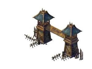 desert gobi - cottage gate 01 3D Model