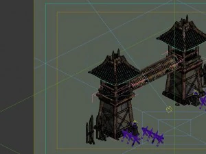 desert gobi - cottage gate 01 3D Model